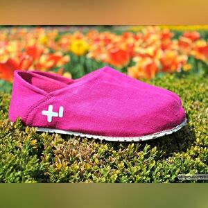 NEW OTZ Shoes - Linen Slip-on 3702 - Fluro Pink - 38